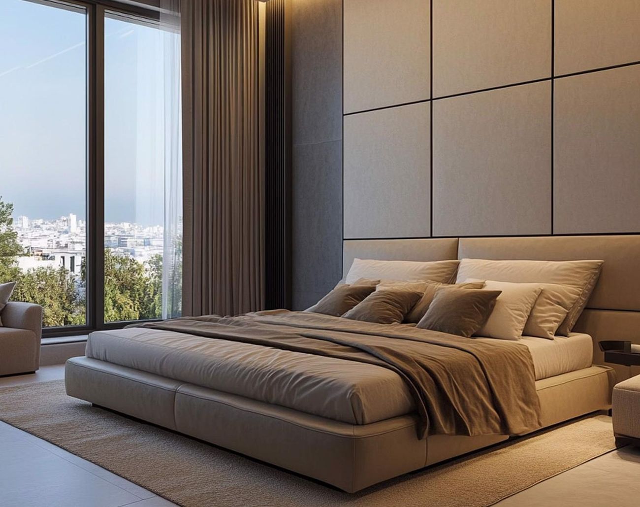 Bedroom interior concept for The White Lotus